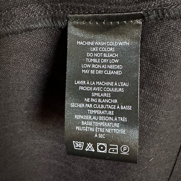 Anthropologie Midi Black Strappy Modern Pinafore Cotton Blend Apron Dress Size 8 - Picture 15 of 15